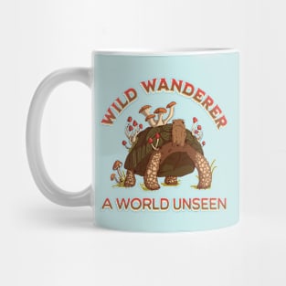 Wild Wanderer - A World Unseen - Turtle and Mushrooms Mug